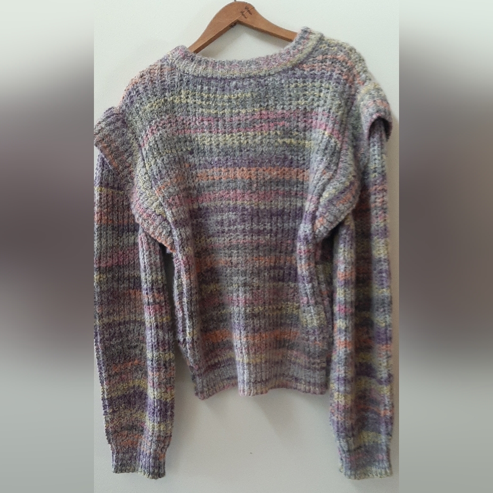 Multicolor Cable Knit Sweater - Picture 3 of 3